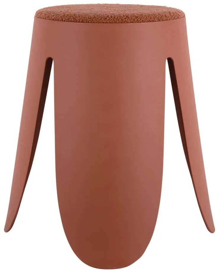 Svetločervená plastová stolička Savor – Leitmotiv