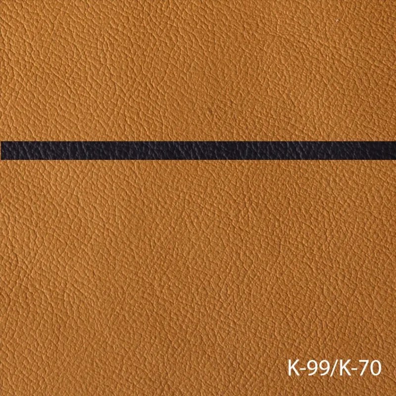Kožená rohová sedacia súprava DUBAJ LUX XL II, pravá, horčicová (K-99)_čierna (K-70)