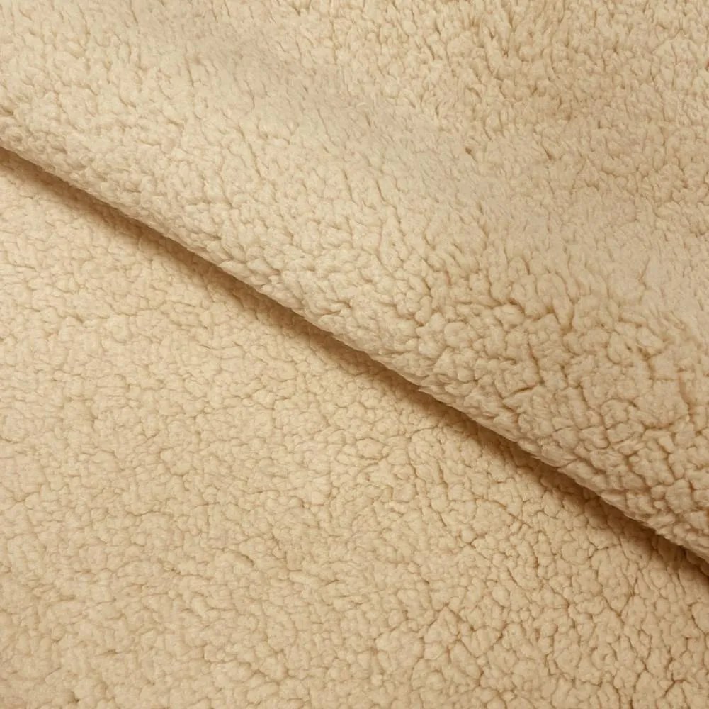 Metráž Baranček sherpa LIGHT - Hnedá karamelová svetlá