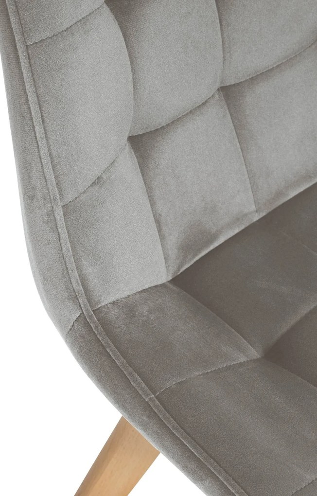 Stolička Brook - zamat - Sivá