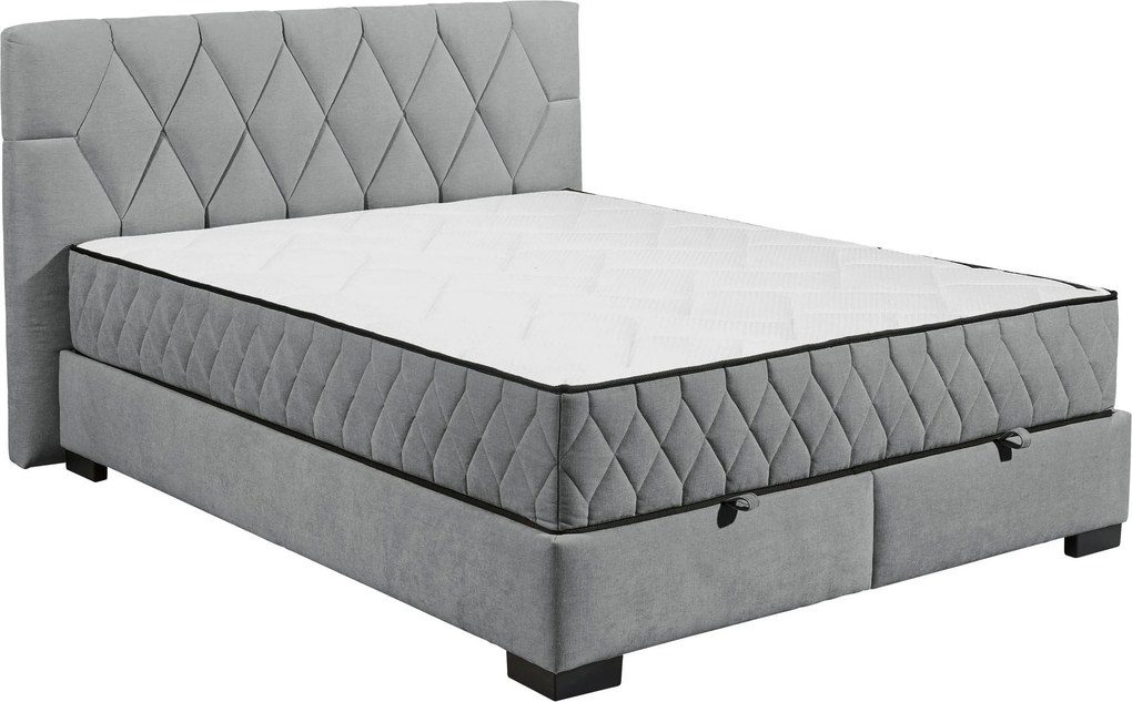 XXXLutz AMERICKÁ POSTEĽ, 160/200 cm, antracitová MID.YOU - Online Only spálne - 002220053809