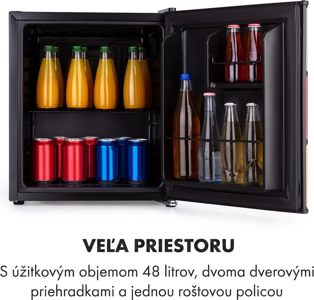 Klarstein Solve, chladnička, mini bar, 48 l, dizajn magickej kocky