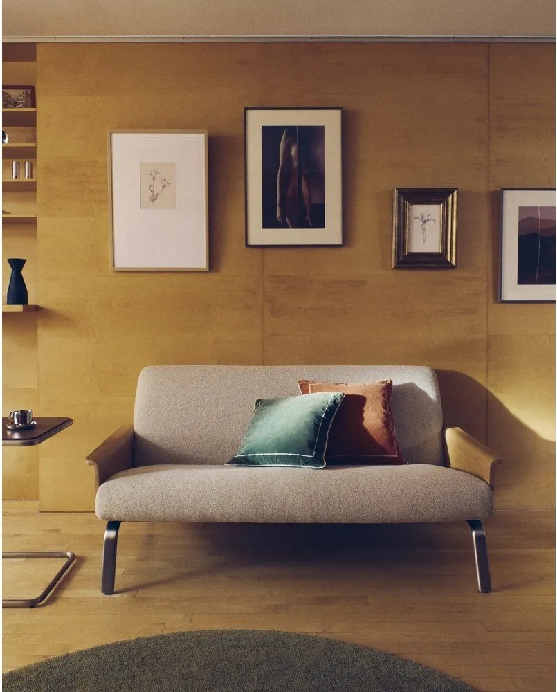 Béžová ženilková pohovka 165 cm Amsen – Kave Home