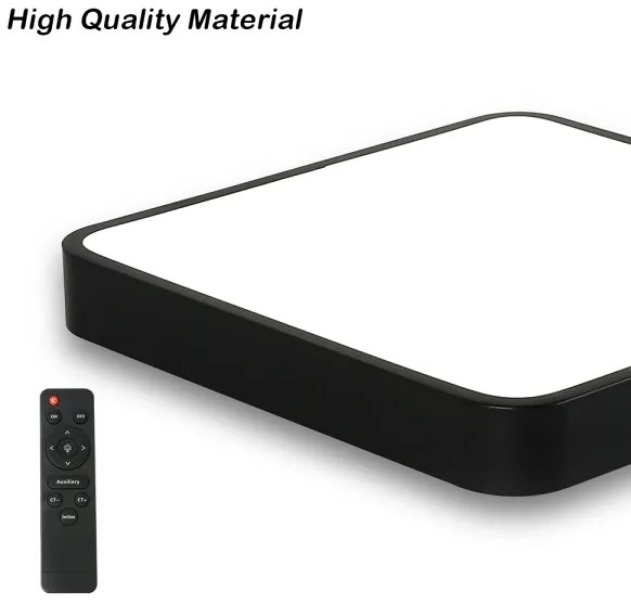 Brilagi -LED Stmievateľné svietidlo POOL SQUARE LED/48W/230V 3000-6000K 50x50 cm čierna +DO