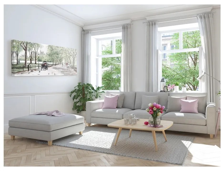 Obraz Styler Canvas Watercolor Central Park II, 60 × 150 cm