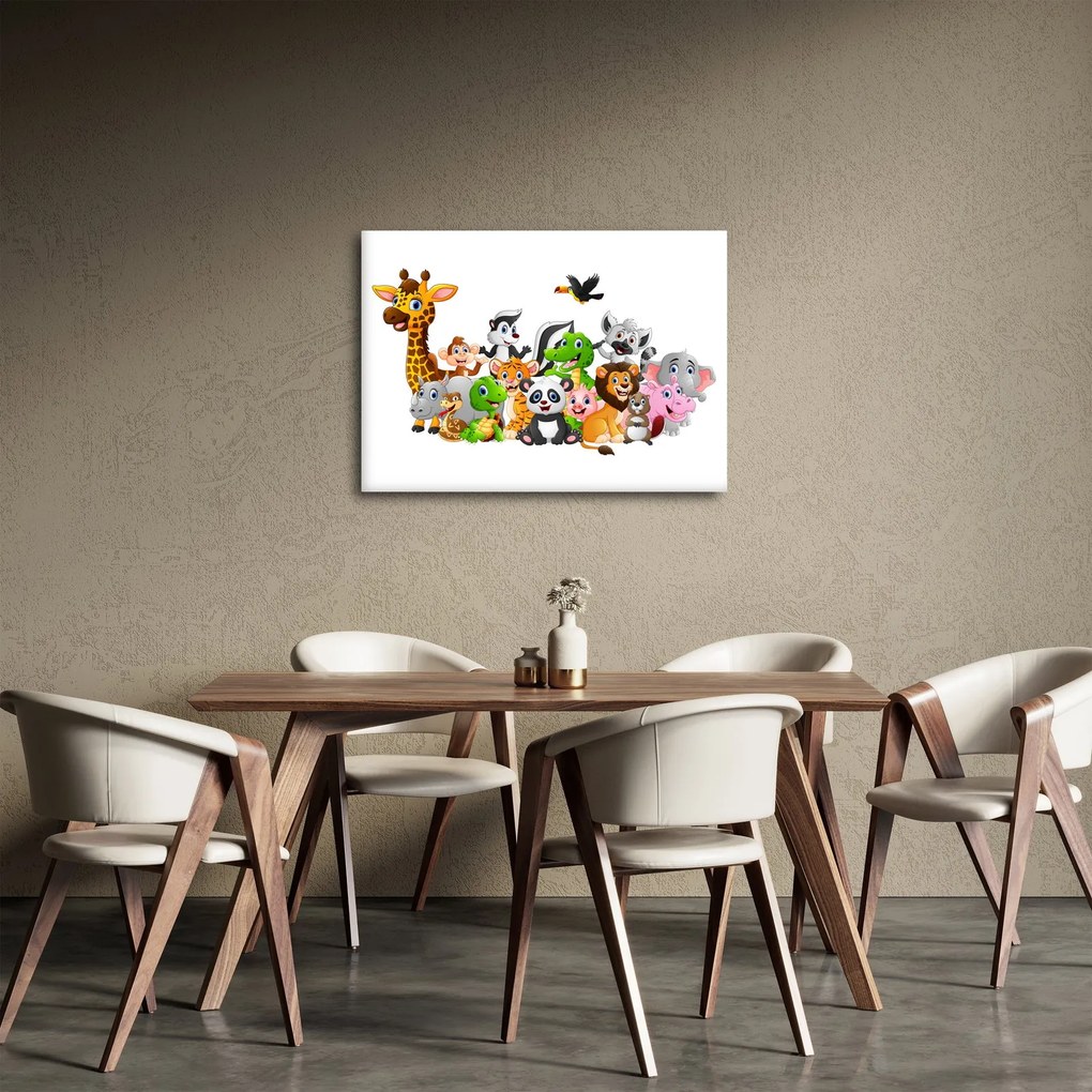 Obraz zvieratiek (70x50 cm)