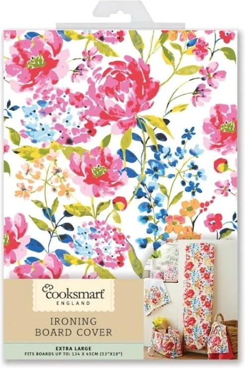 Poťah na žehliacu dosku Cooksmart England Floral Romance, XL