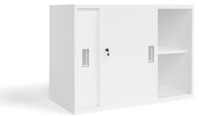 Nadstavba zasúvacia MIRELLI, 800 x 400 x 600 mm, biela