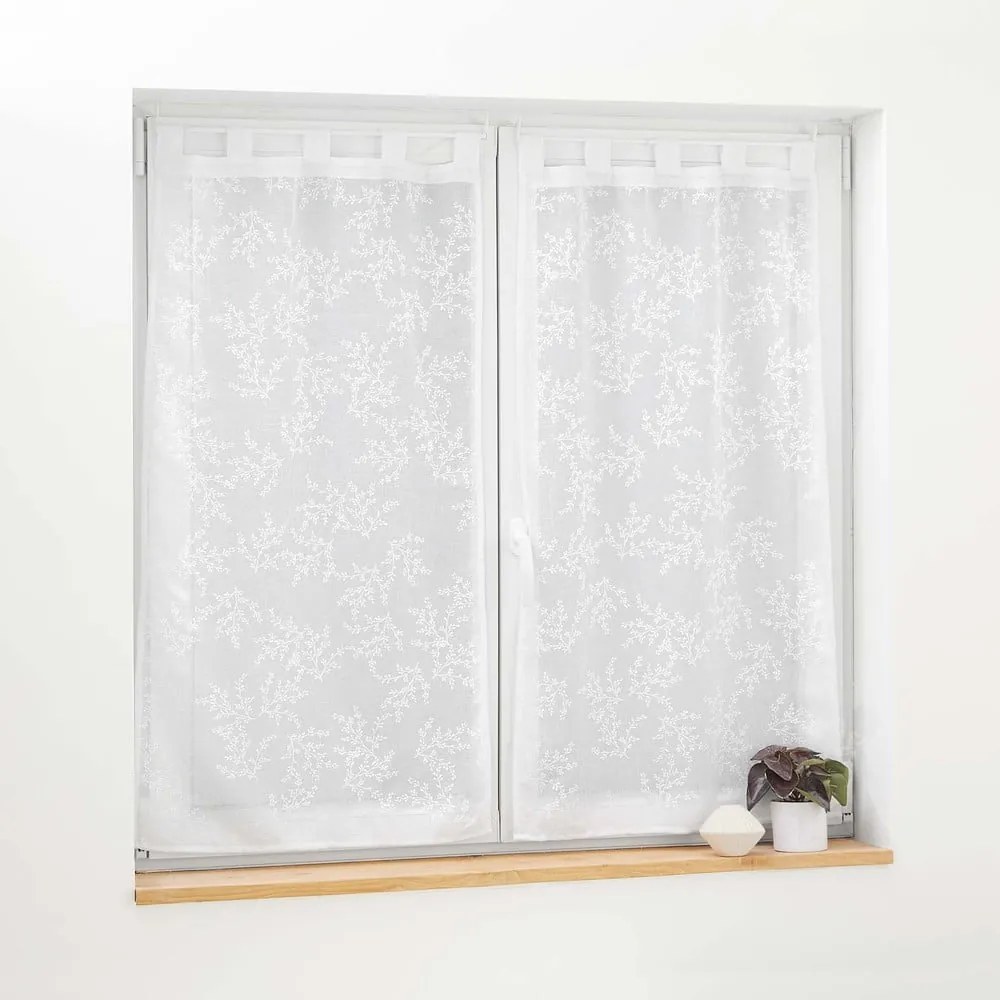 Biele voálové záclony v súprave 2 ks 60x120 cm Karla – douceur d'intérieur