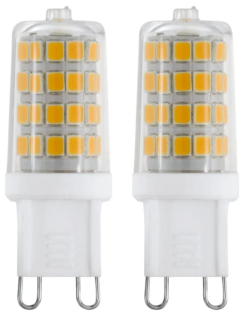 EGLO LED žiarovka, G9, 3W, 320lm, 3000K, teplá biela, 2ks