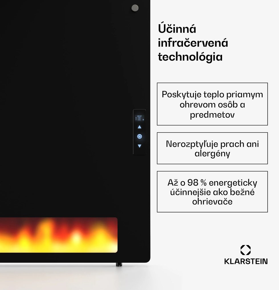 Klarstein ZenHeat Graphene nástenný ohrievač 1300 W