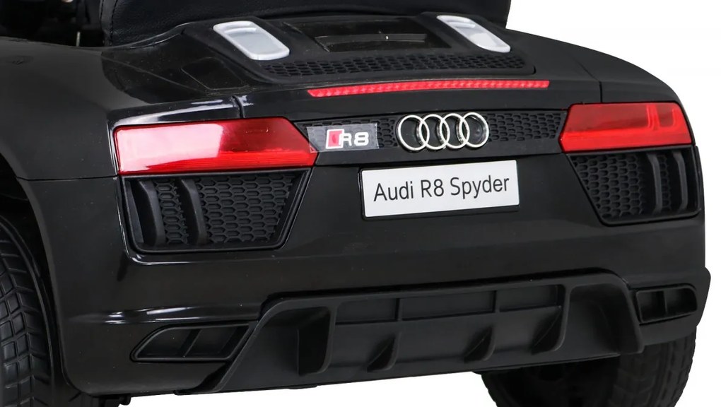 Detský automobil Audi R8 na batérie, čierne