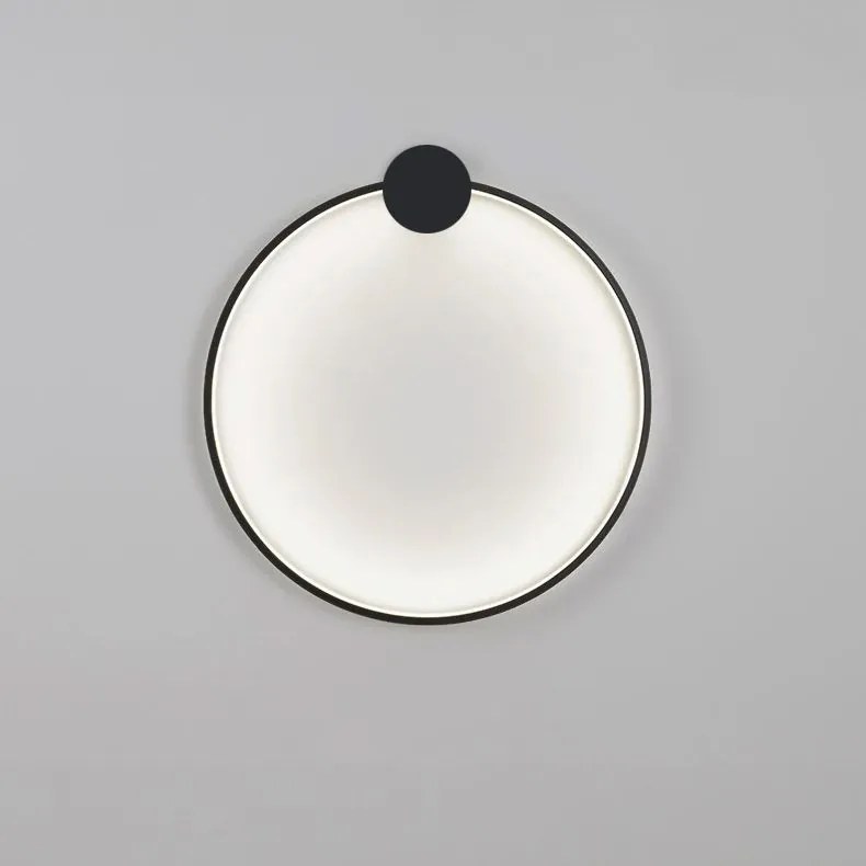 Toolight Toolight, LED nástenné svietidlo 40cm, 4000K, 17W, APP1386-CW, čierna matná, OSW-00910
