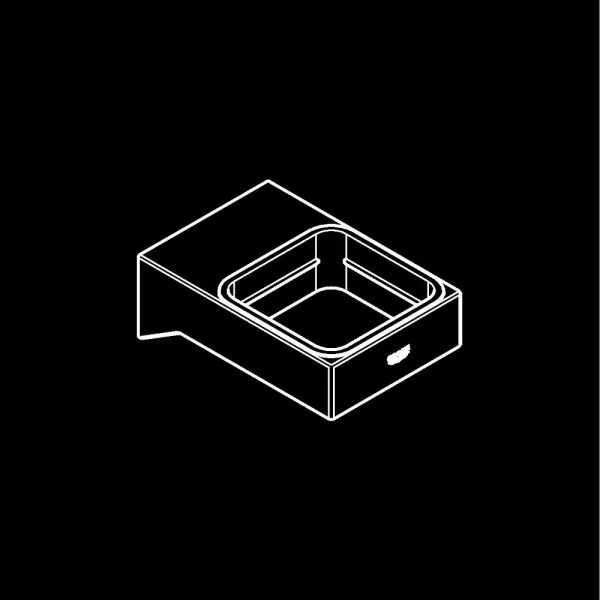 GROHE 40865000 - Držiak SELECTION CUBE lesklý chróm