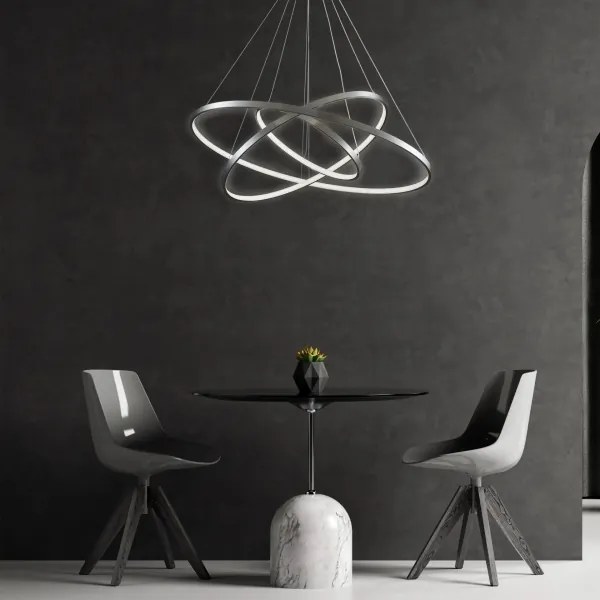 LED Luster na lanku LEA LED/60W/230V 4000K pr. 80 cm chróm