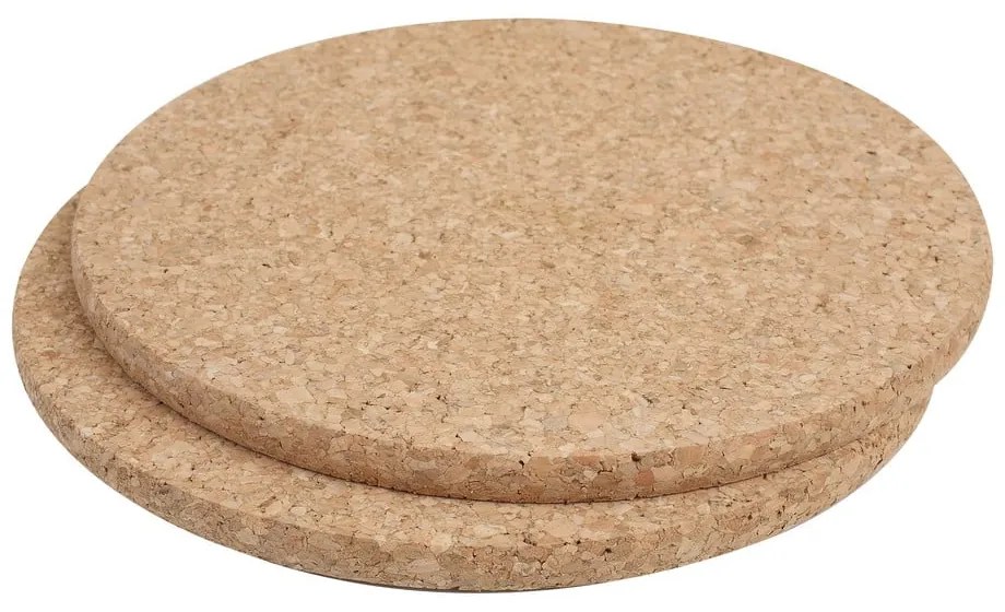 Súprava 2 korkových podložiek pod hrniec T&G Woodware, ø 20 cm