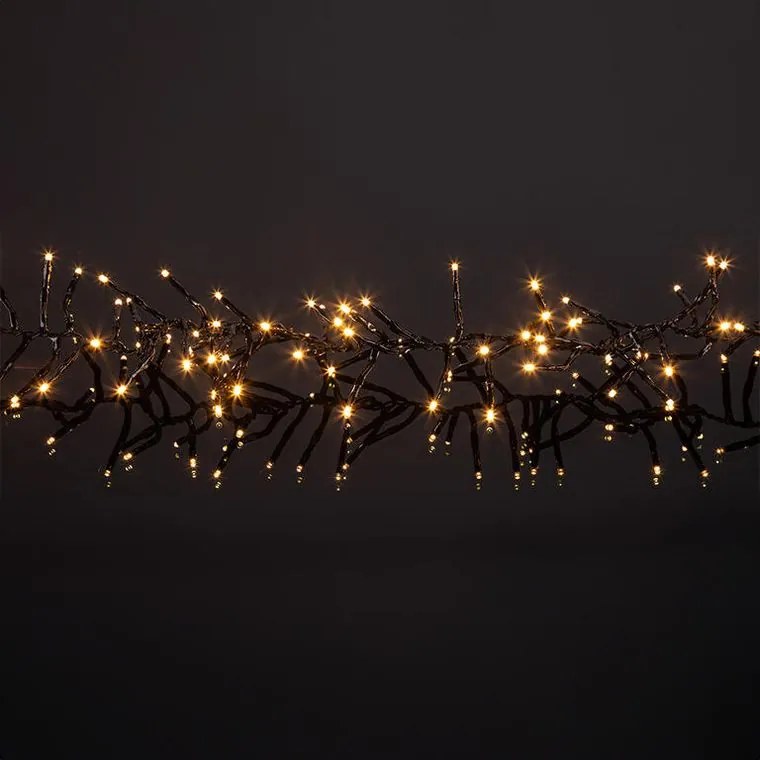 Svetelná reťaz vnútorná / vonkajšia teplá biela 384 LED