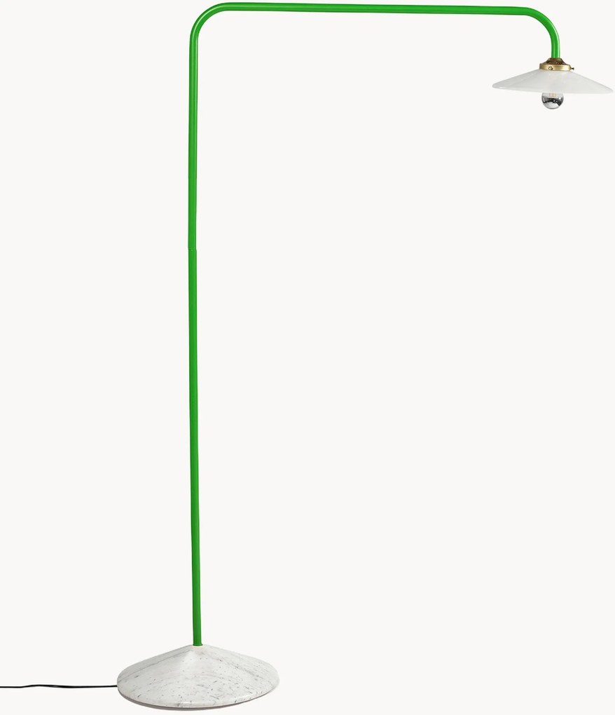 Ručne vyrobená oblúková lampa's mramorovým podstavcom Moou