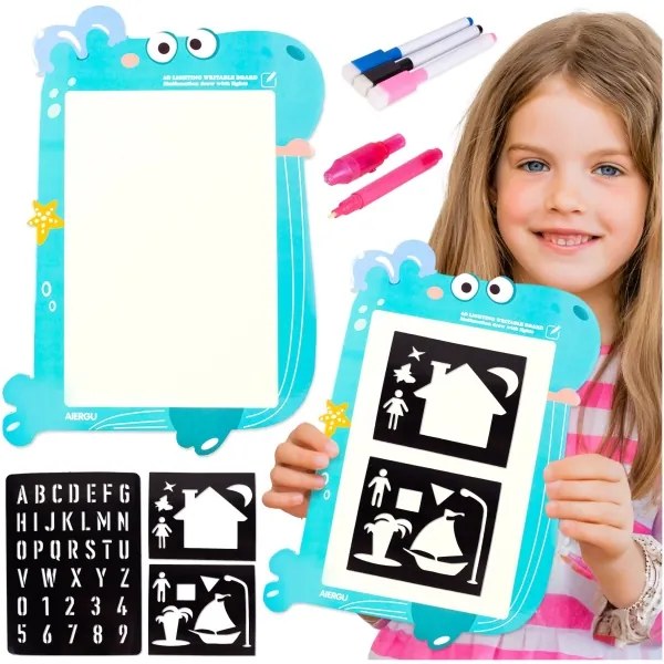 Magický tabliet s LED svetelnou abecedou veľryba
