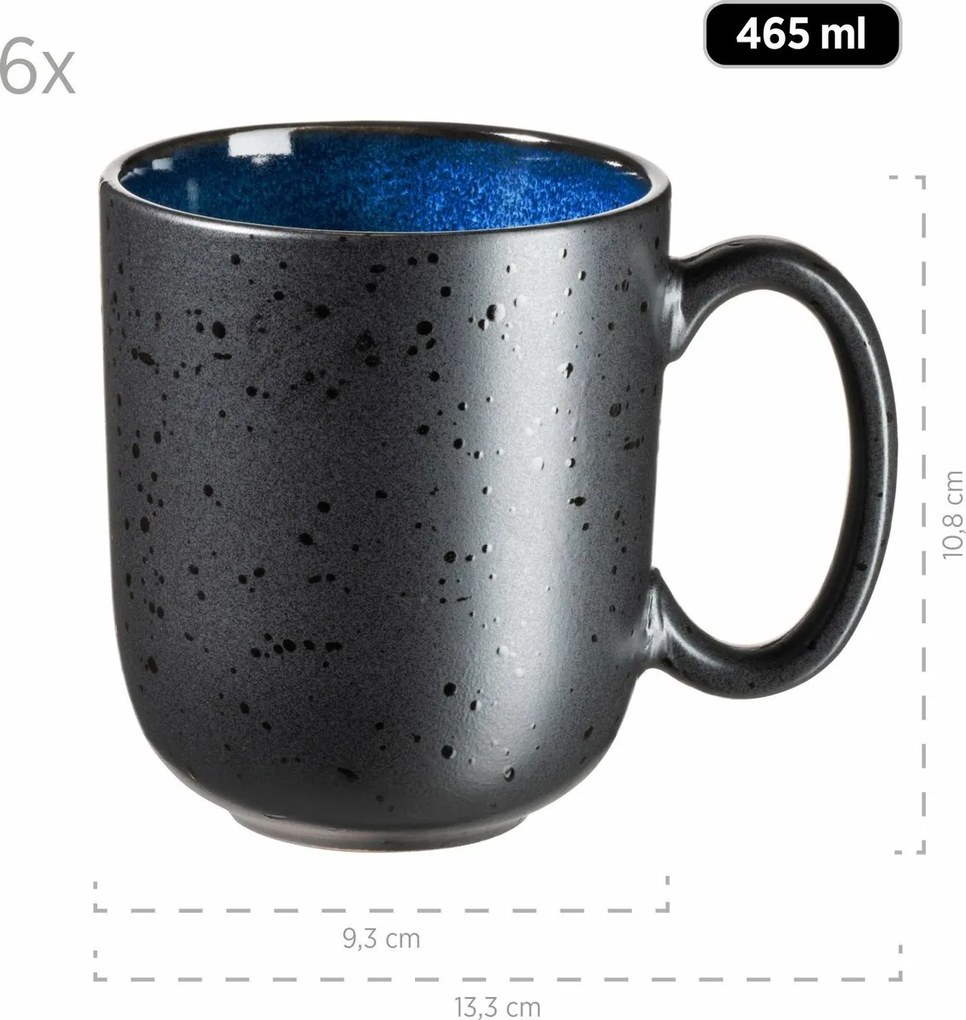 Mäser Súprava riadu na raňajky 18 ks NIARA – modrá