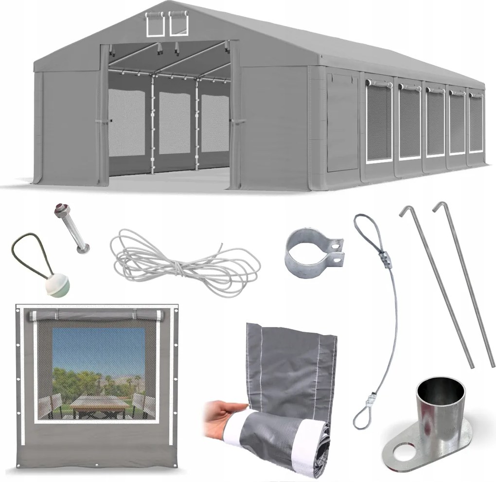 Skladový stan 6x12 m Party Das 560 S