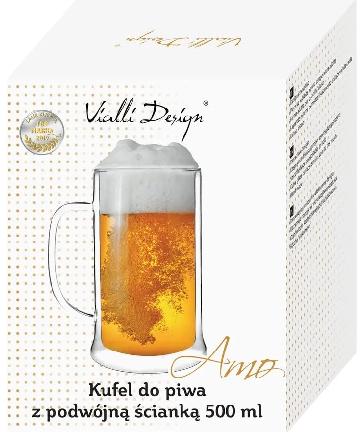Pohár na pivo 500 ml Amo – Vialli Design