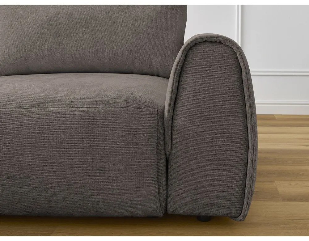 Hnedá rohová pohovka Aden – Bobochic Paris