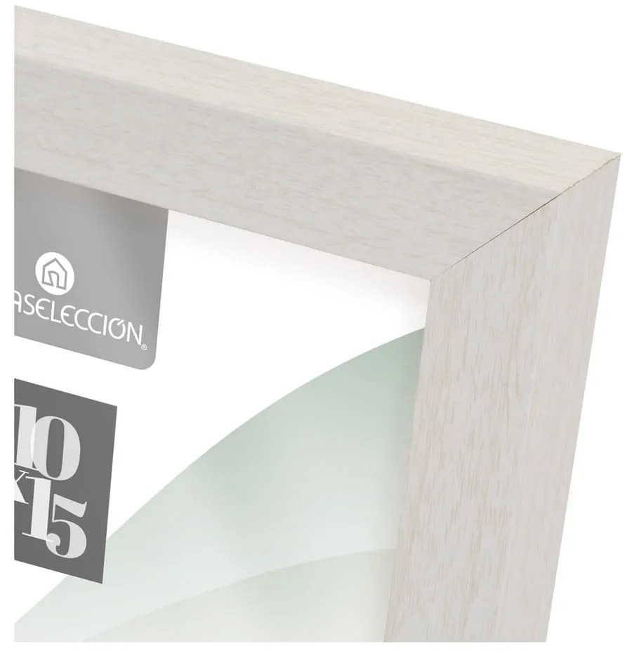 Biely stojací/na stenu rámček 12,5x17,5 cm Sencillo – Casa Selección