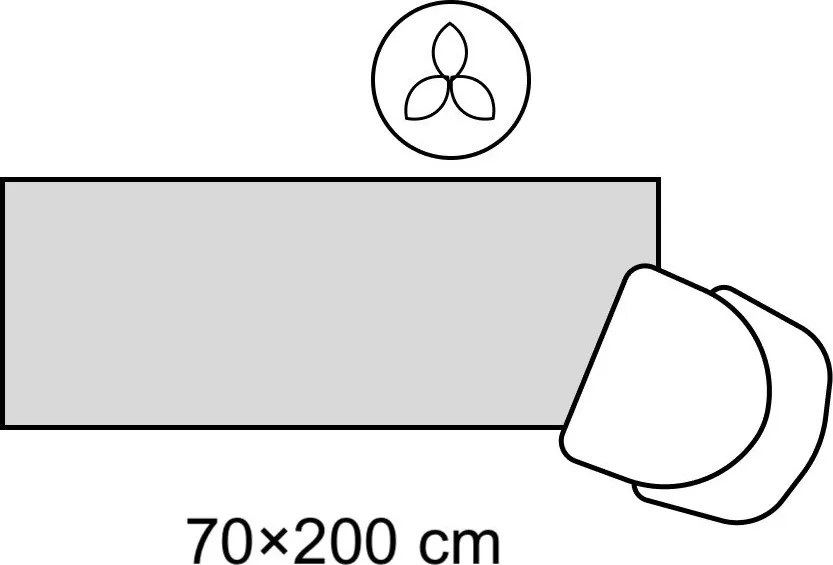 Krémovobiely/v prírodnej farbe obojstranný/ručne tkaný jutový behúň 70x200 cm Jutta – Hanse Home
