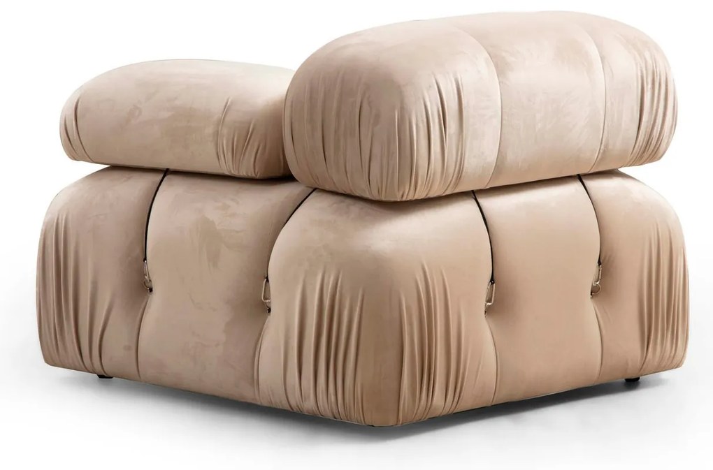 Elegantná pohovka Bubble Corner - krémová