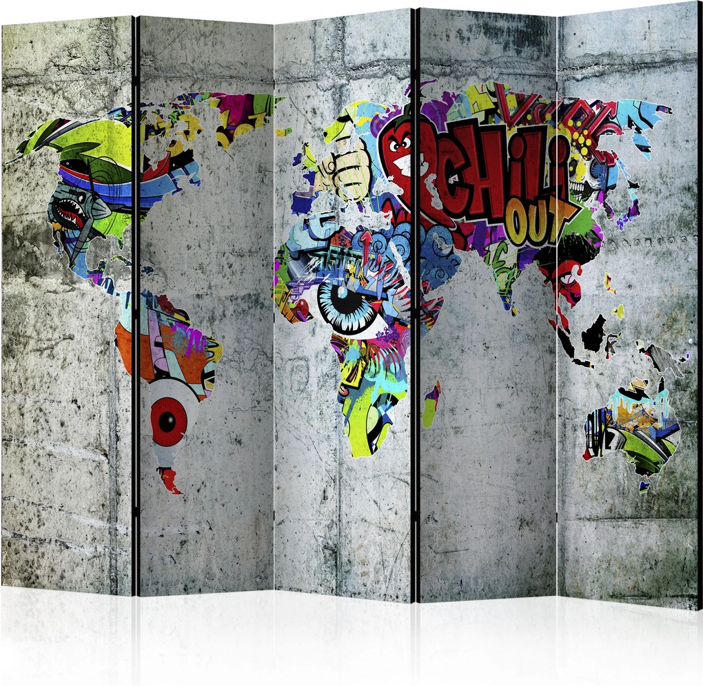 Paraván - Graffiti World [Room Dividers] 225x172 7-10 dní