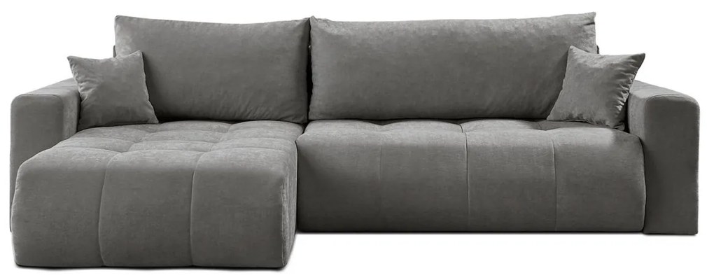 ROHOVÁ SEDAČKA TRAVIS WIND 21 ŠEDO HNEDÁ 277 x 143