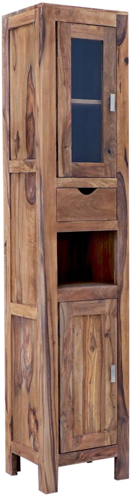 furniture-nabytek.cz - Dřevěná skříňka do koupelny z masivu palisandr 40x190x35