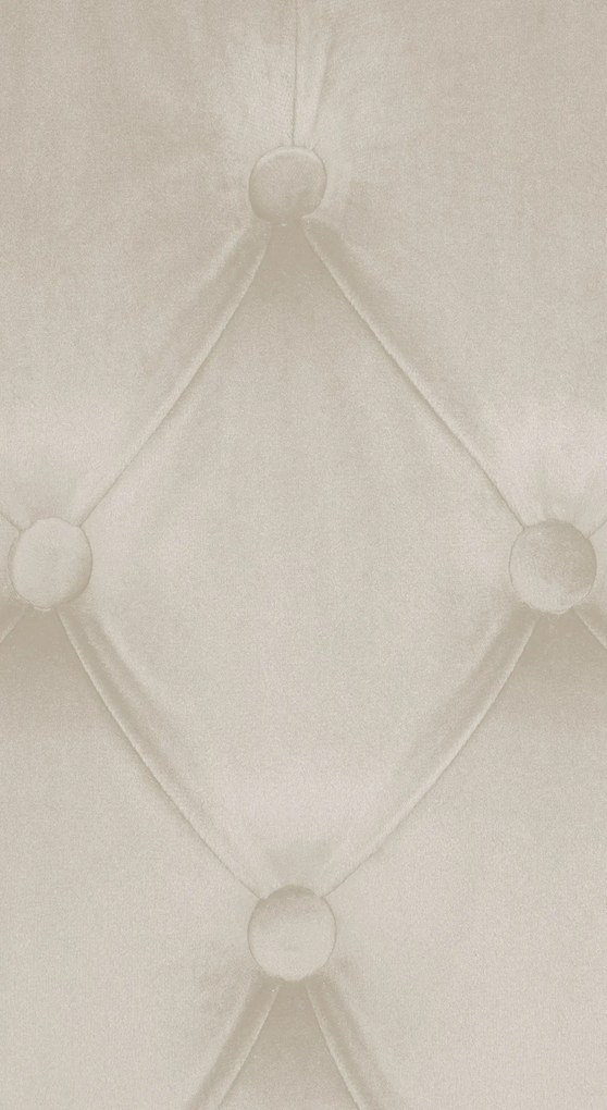 Jedálenská stolička Lisburn - zamat - Krémová