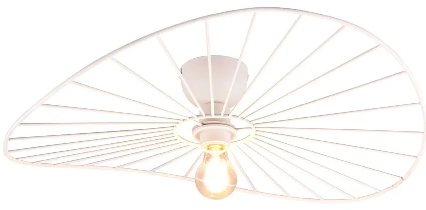 Biele stropné svietidlo ø 60 cm Chapeau – Reality