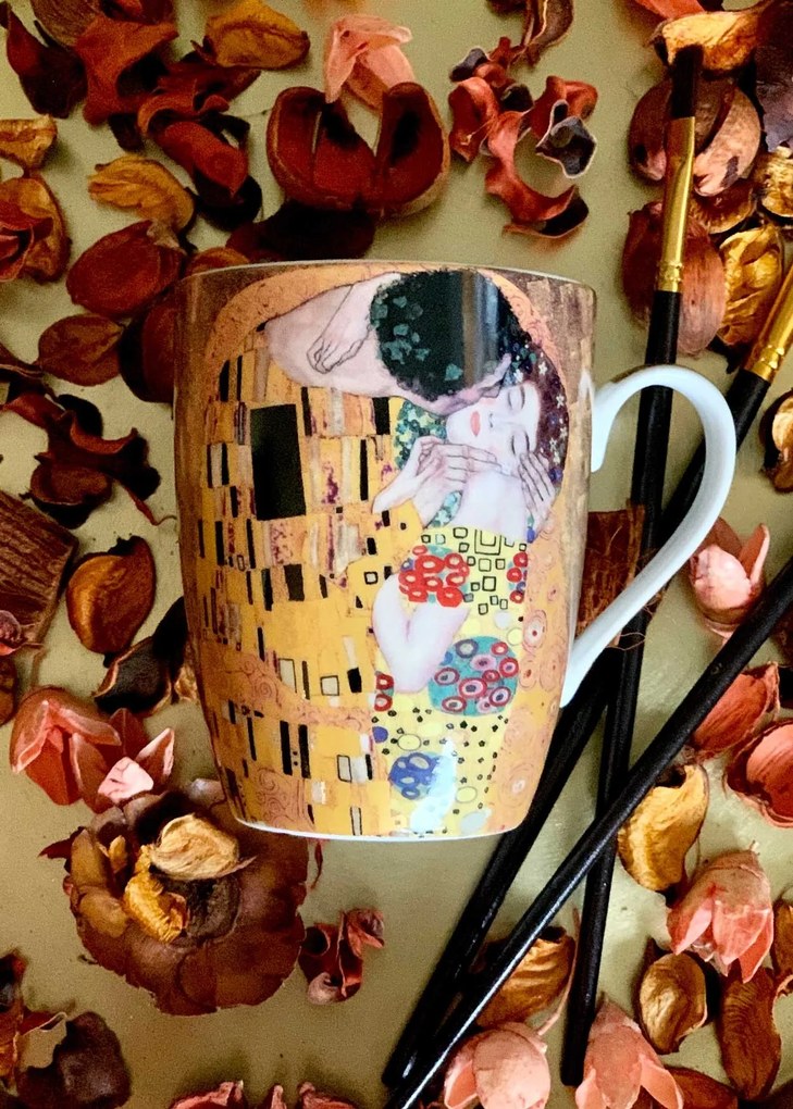 Porcelánový hrnček Klimt The Kiss 350 ml