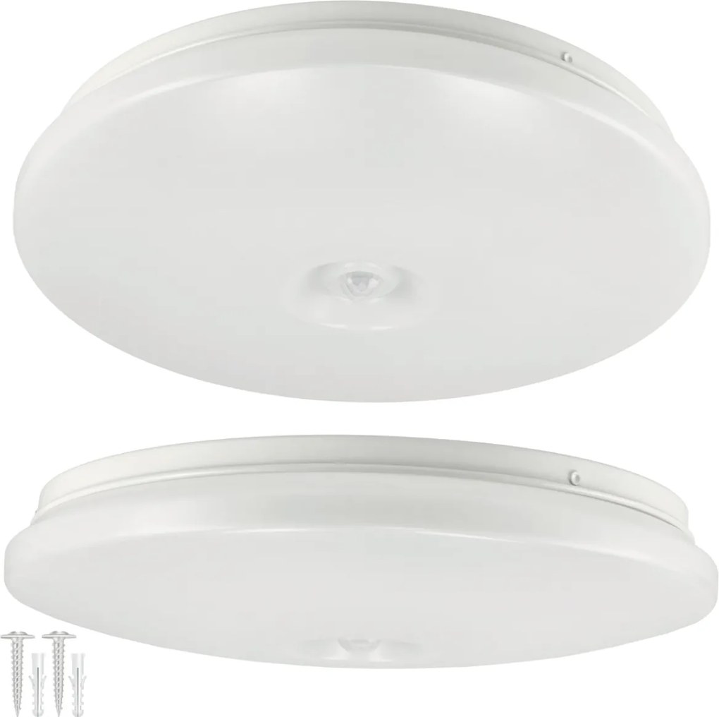 BERGE Prisadený LED stropný panel 2x E27 pre MAX 40W LED žiarovky