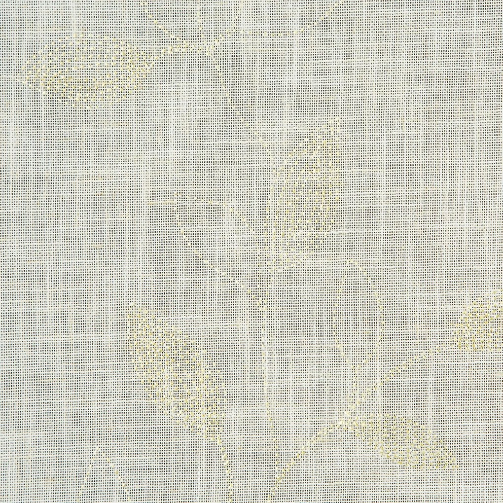 ZÁVES NA KRÚŽKOCH NIKKI 140X250 CM LISTY