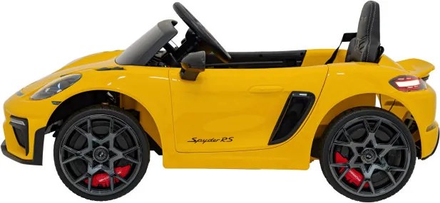 Elektrické autíčko Porsche Spyder RS 718 Lakier žlté