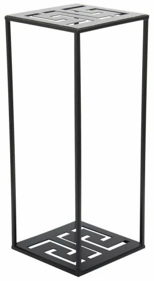 Stojan na kvety 60x24 cm čierna