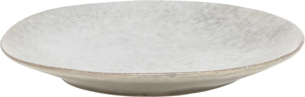 Béžovo-sivý rustikálny jedálenský tanier Valence Dusty Stone - Ø 27*3 cm