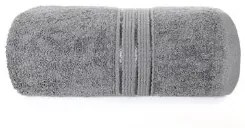 Bavlnený uterák Rondo 50x90 cm sivý
