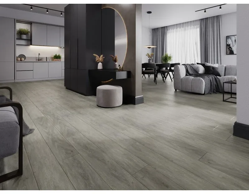 Mexen Redmond, vinylová podlaha 1240x182 mm SPC 6,5 mm, IXPE 1,5 mm, 4-stranná V-drážka, dub, F1027-1240-182-505-4V1-01