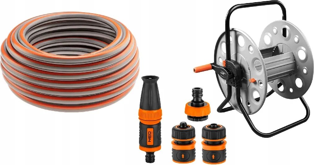 Neo Záhradná hadica 1/2'x 20 m 4-vrstvová Spojky