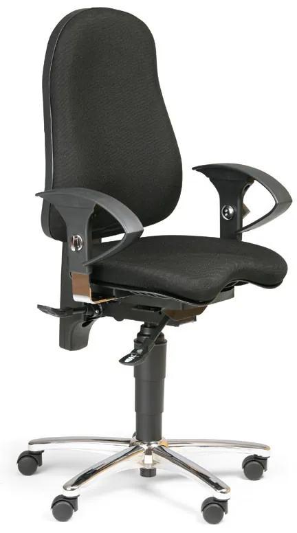 Topstar Zdravotná balančná kancelárska stolička EXETER, čierna