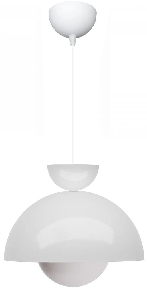 Závesné svietidlo Loper biele