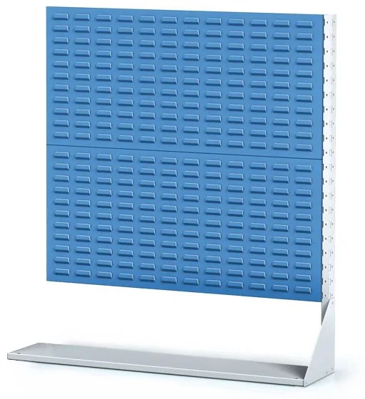 Alfa 3 Perforované stojany s panelmi na boxy, 2 poschodia, prístavné pole