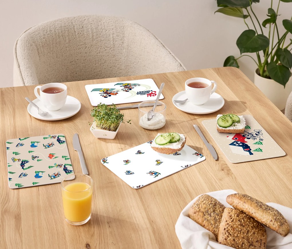 4 raňajkové dosky na krájanie