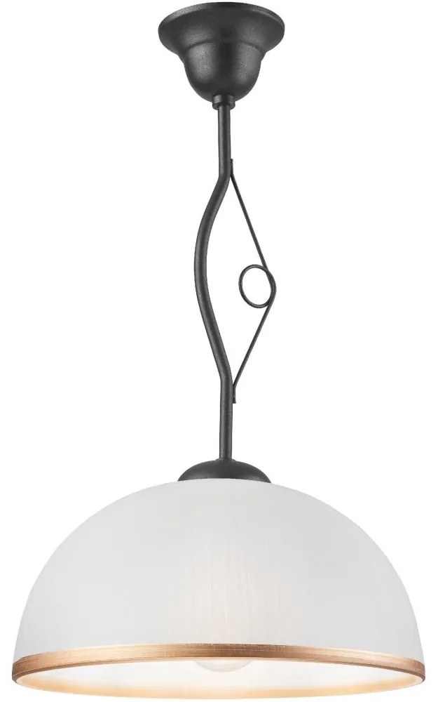 Luster na tyči RETRO 1xE27/60W/230V antracit