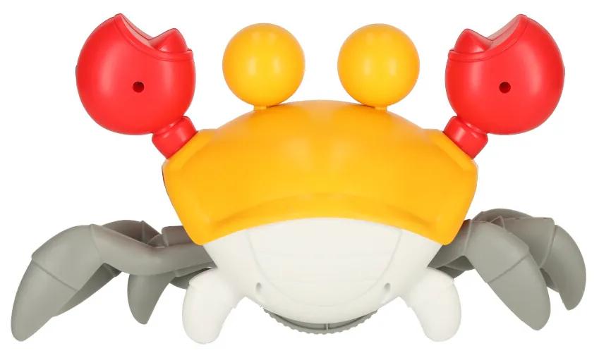 Interaktívny krab so zvukom žltá